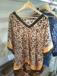 Georgette Animal Print Casual Wear Ladies Kaftan